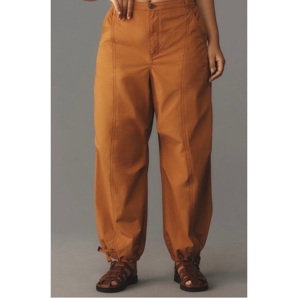 NWT Anthropologie Pilcro Tactical Utility Pants High Rise Wide Leg Size 14 - Picture 3 of 16